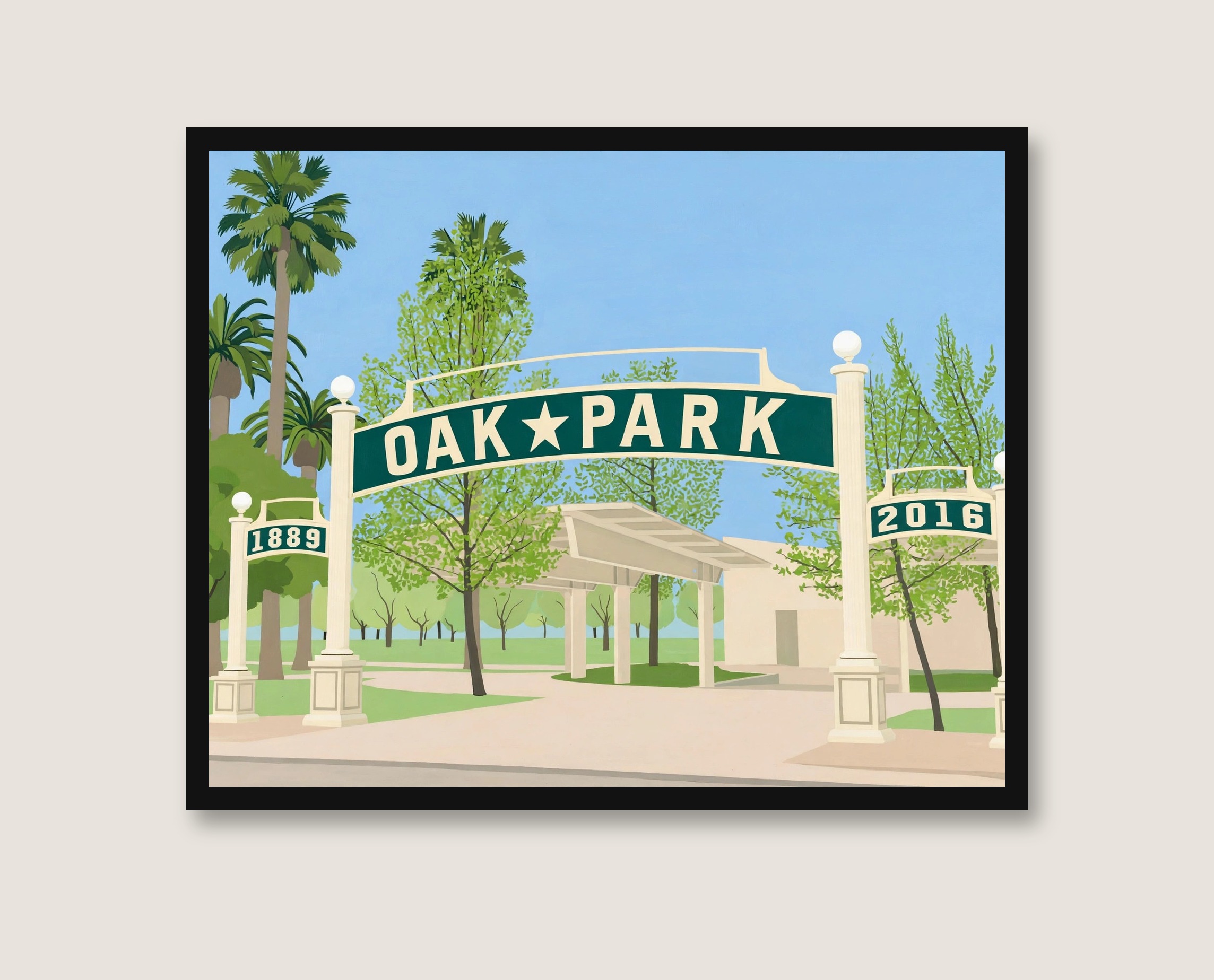 Framed preview of Oak Park Arch