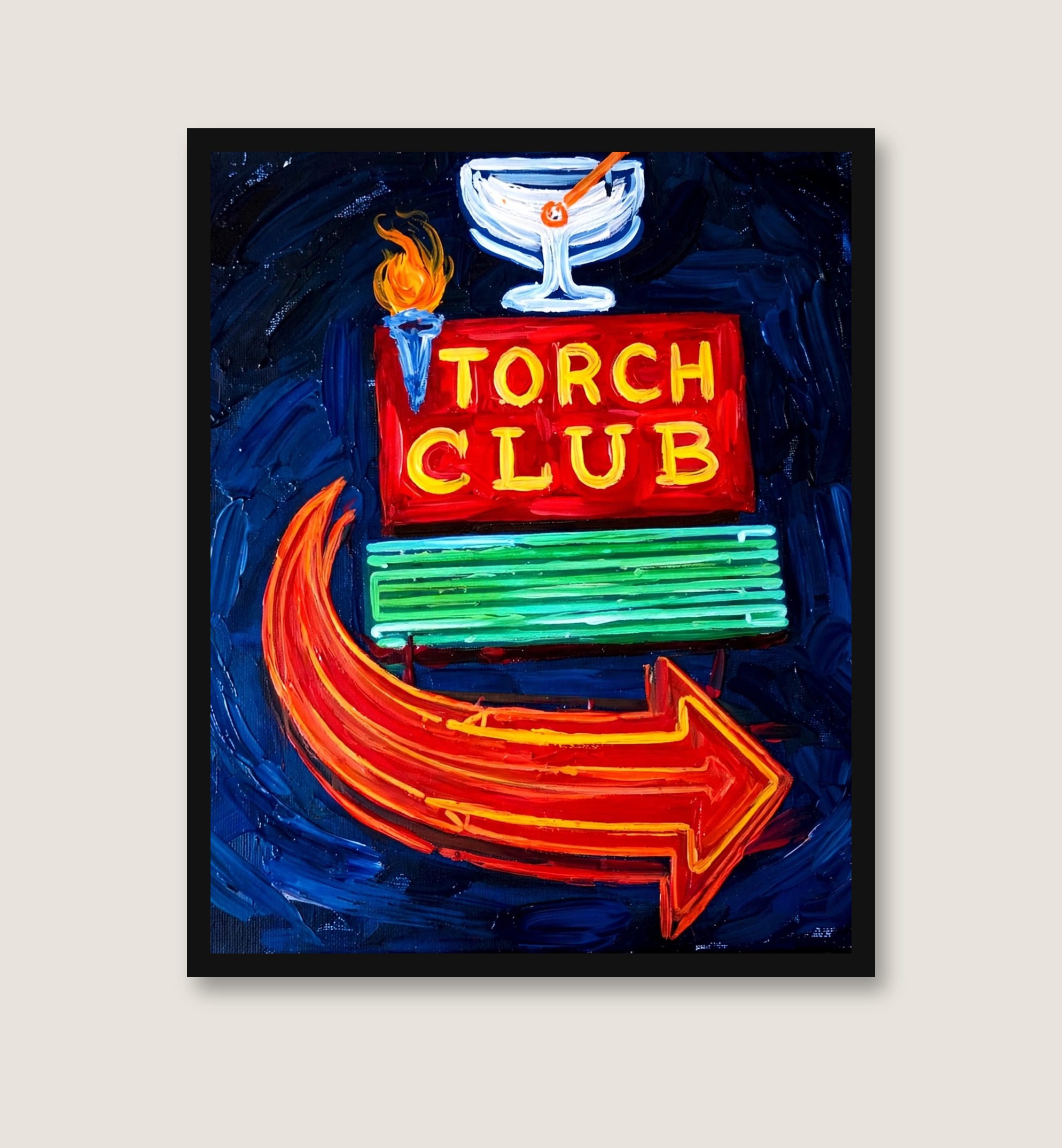Framed preview of Torch Club