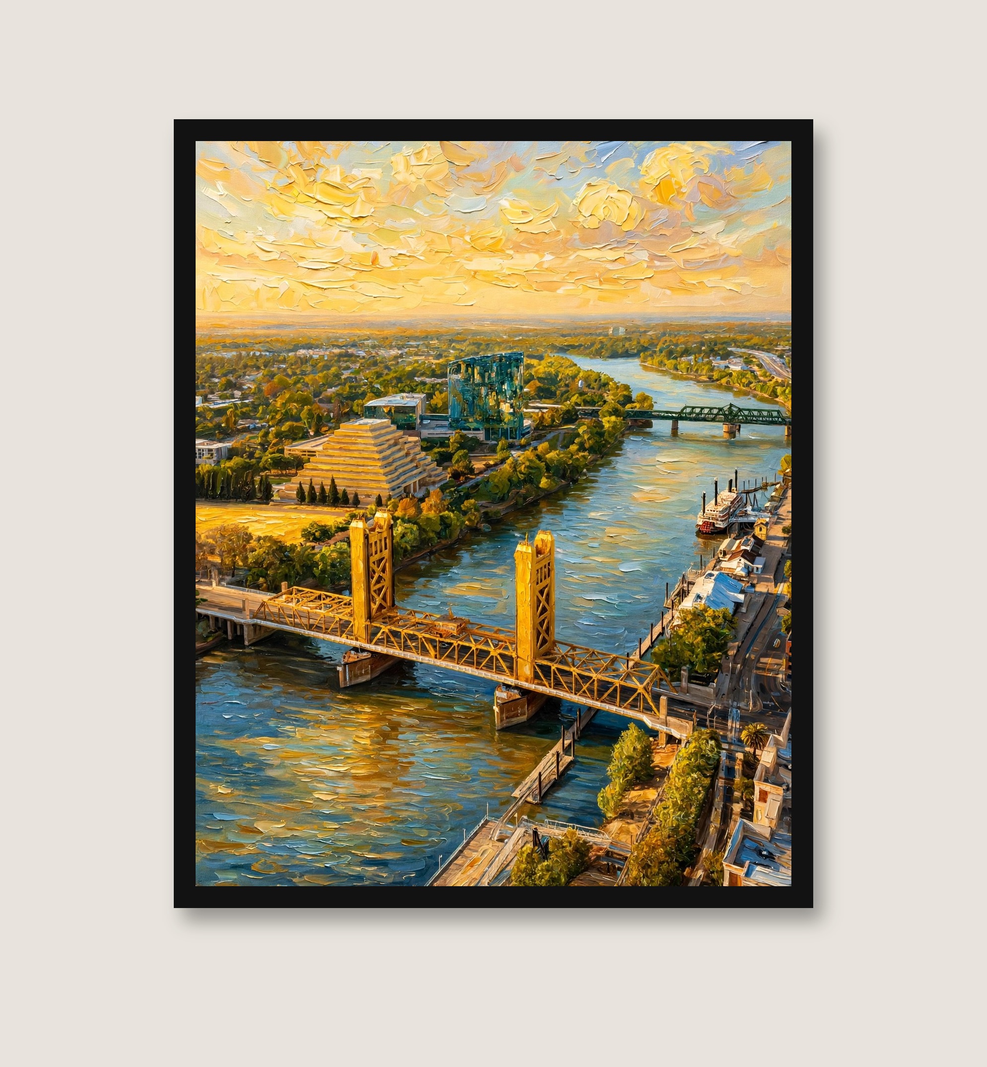 Framed preview of Tower Bridge and the Ziggurat