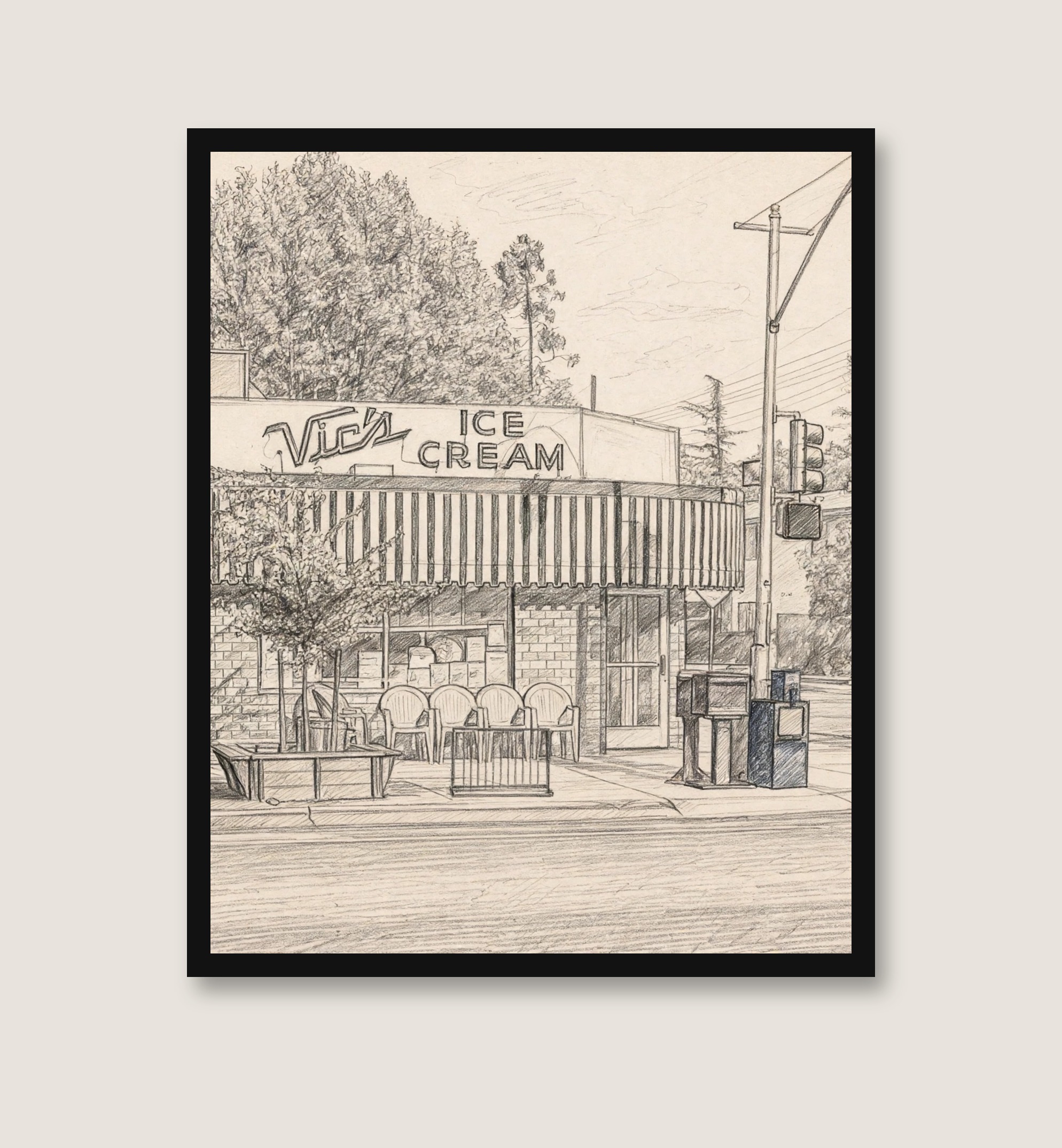 Framed preview of Vic's Ice Cream